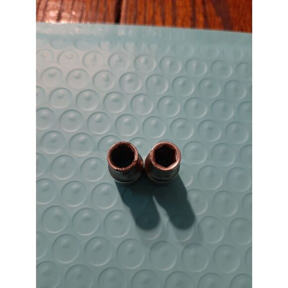 Vintage Lot 2 Craftsman 7/32" 6 And 12 Point 1/4" Drive Sockets Tools - Picture 3 of 4